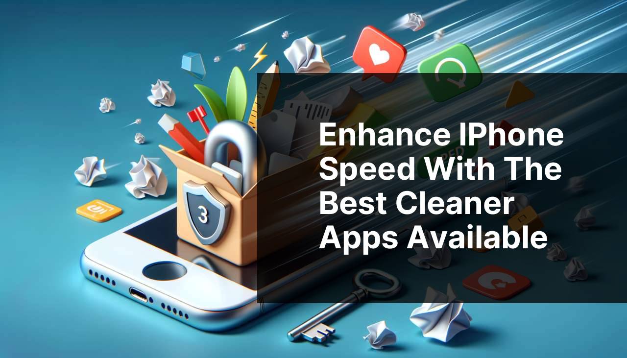 Enhance iPhone Speed with the Best Cleaner Apps Available