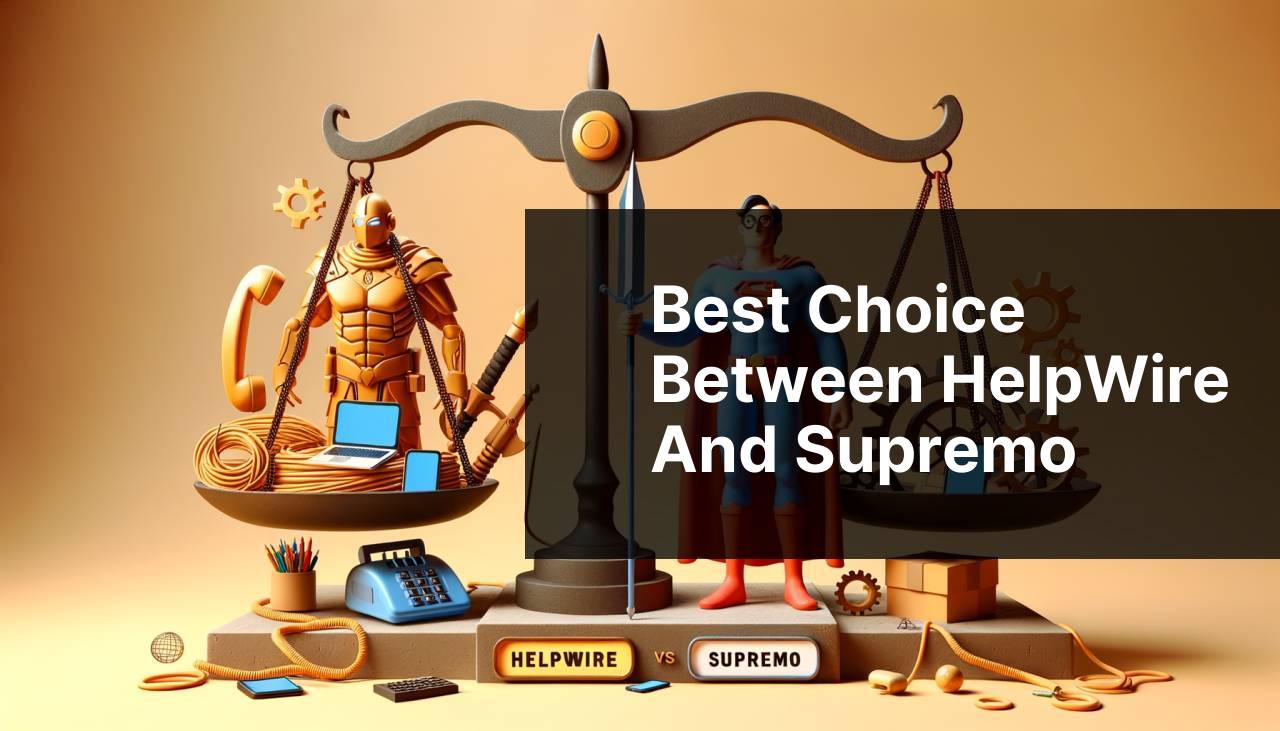 Best Choice Between HelpWire and Supremo