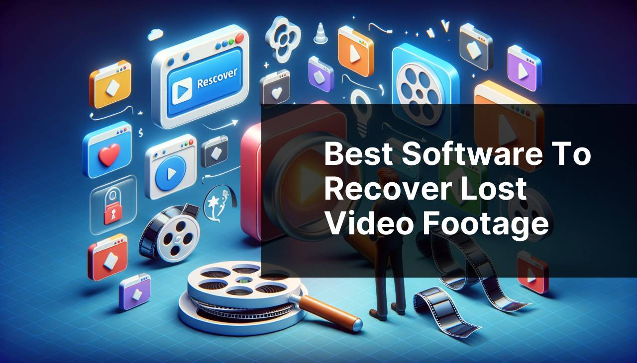 Best Software to Recover Lost Video Footage