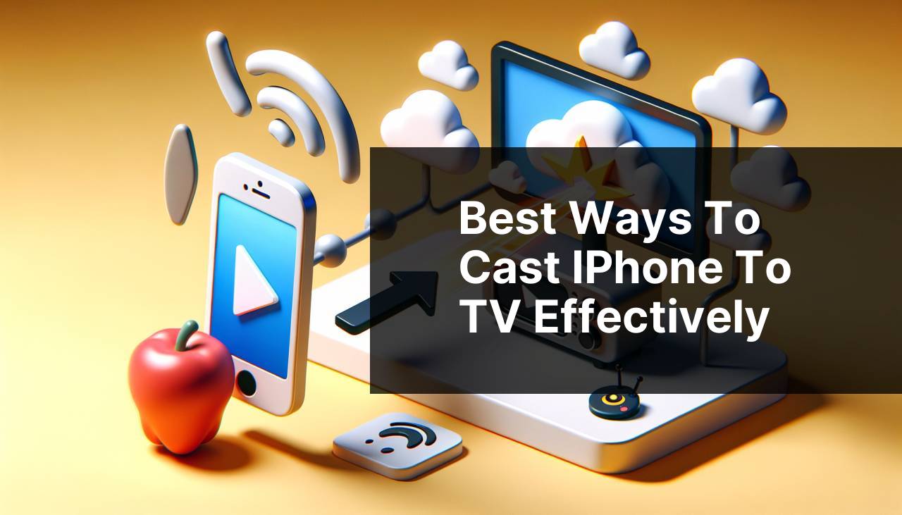 Best Ways to Cast iPhone to TV Effectively