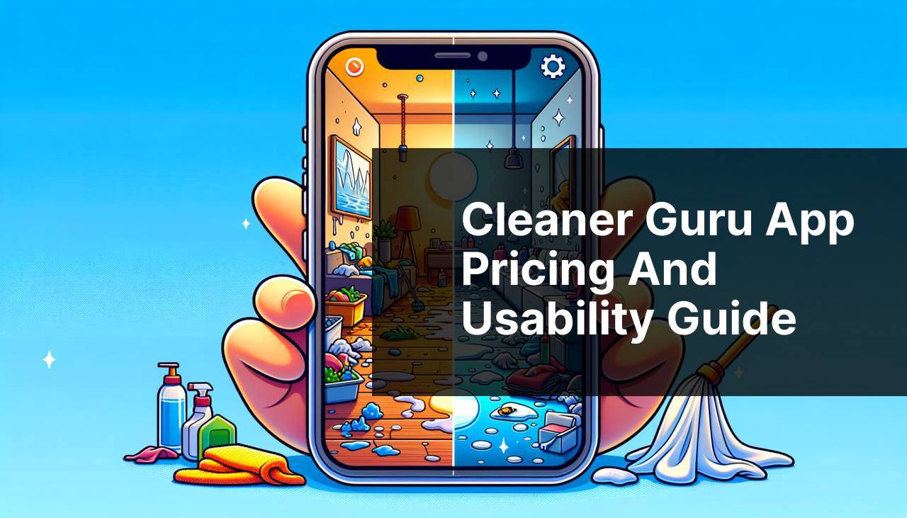 Cleaner Guru App Pricing and Usability Guide