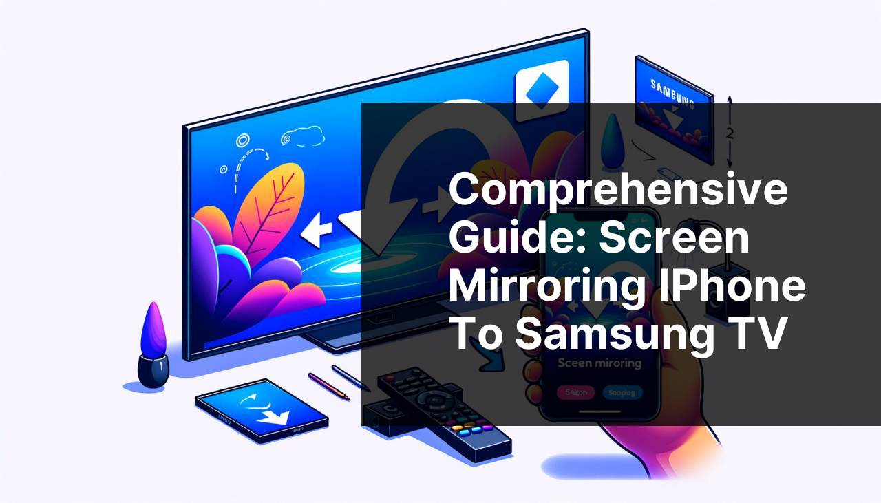 Comprehensive Guide: Screen Mirroring iPhone to Samsung TV