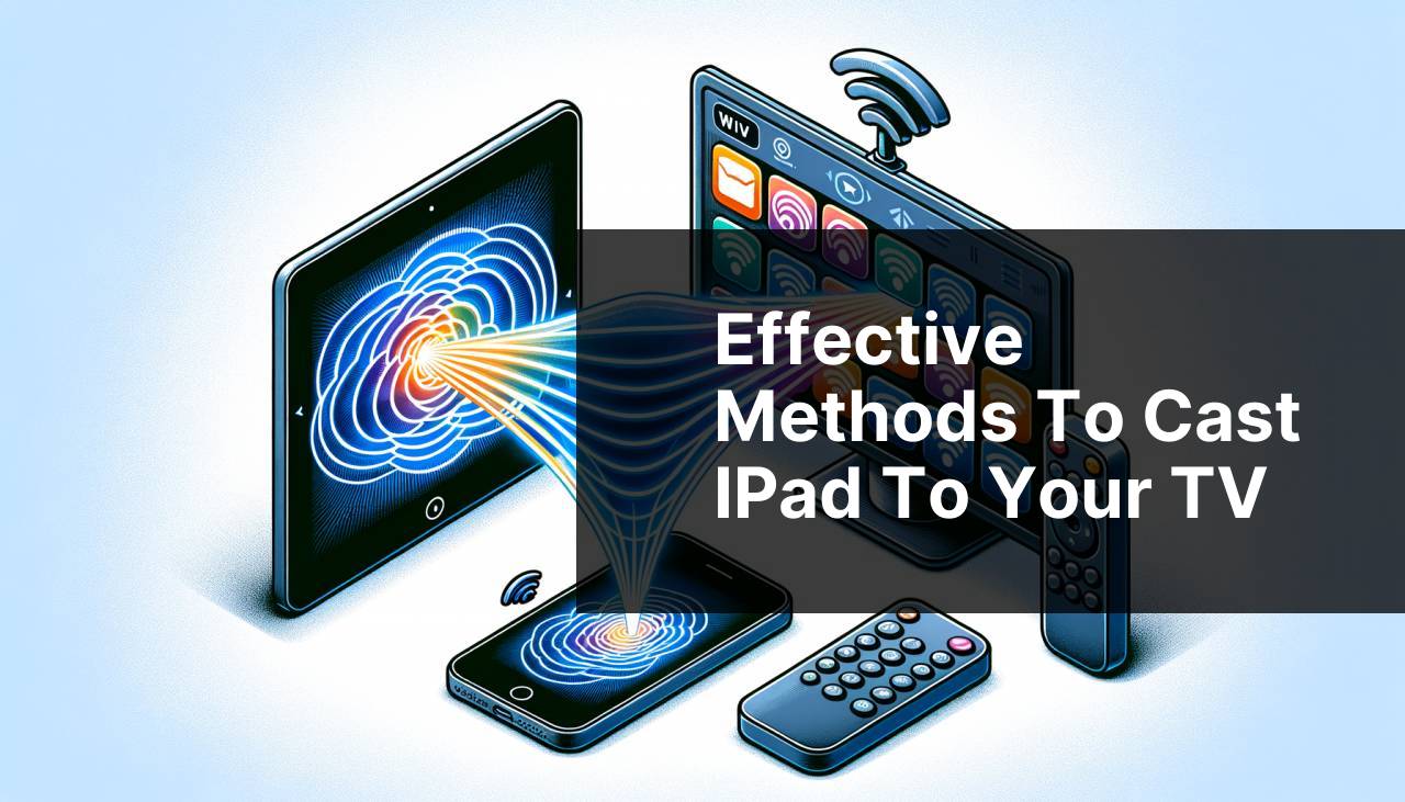 Effective Methods to Cast iPad to Your TV