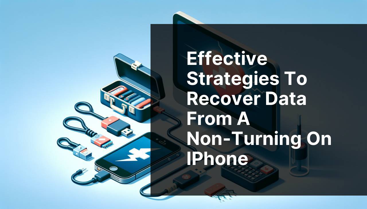 Effective Strategies to Recover Data from a Non-Turning On iPhone