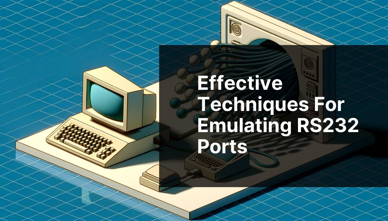 Effective Techniques for Emulating RS232 Ports