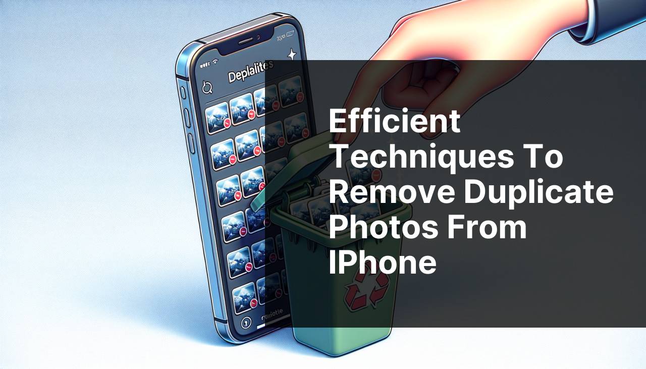 Efficient Techniques to Remove Duplicate Photos from iPhone