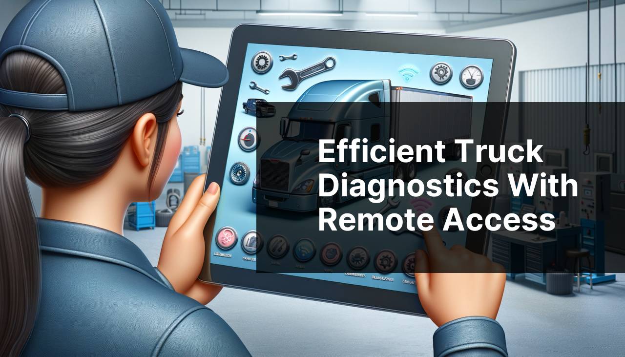 Efficient Truck Diagnostics with Remote Access