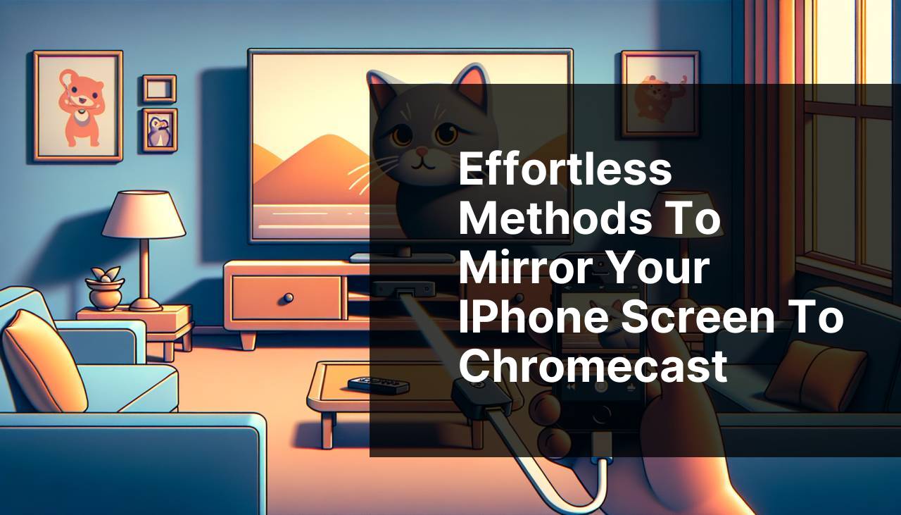 Effortless Methods to Mirror Your iPhone Screen to Chromecast