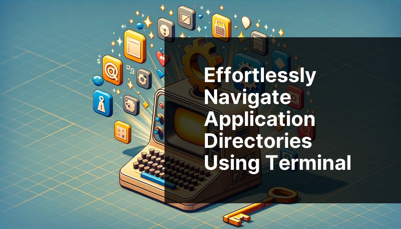 Effortlessly Navigate Application Directories Using Terminal