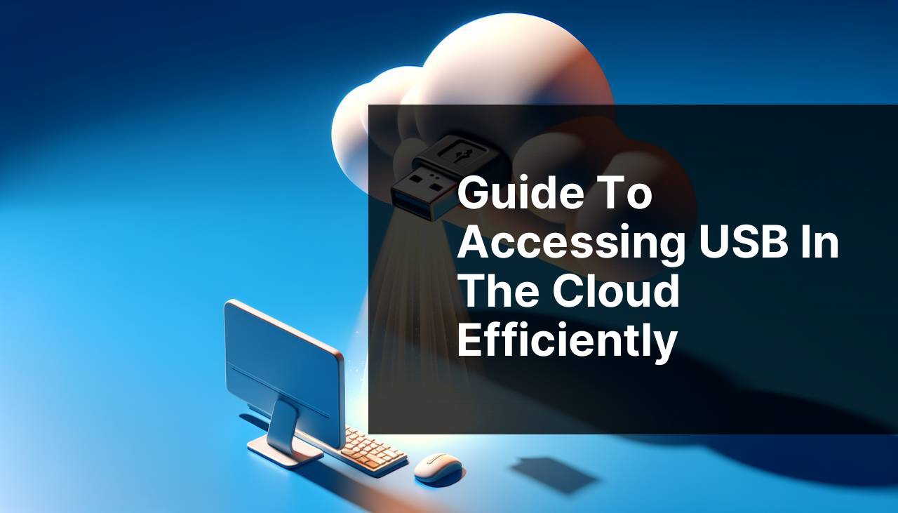 Guide to Accessing USB in the Cloud Efficiently