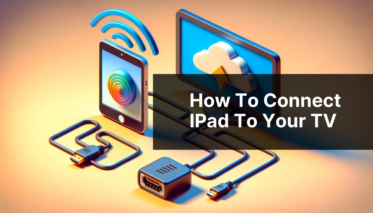 How to Connect iPad to Your TV