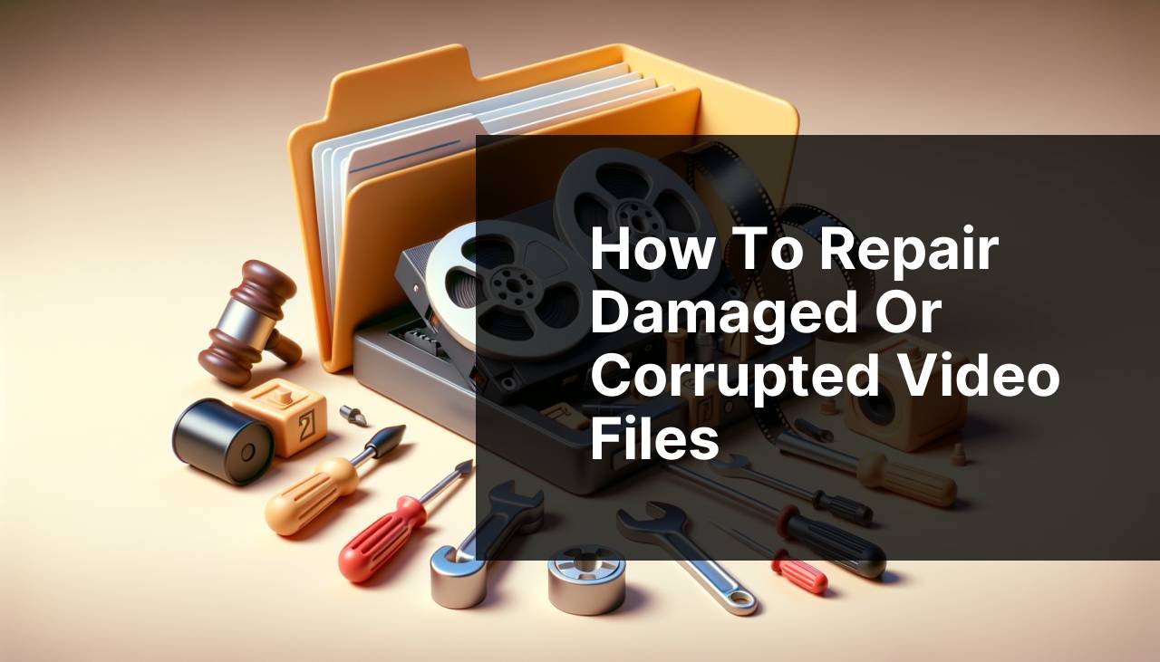 How to Repair Damaged or Corrupted Video Files