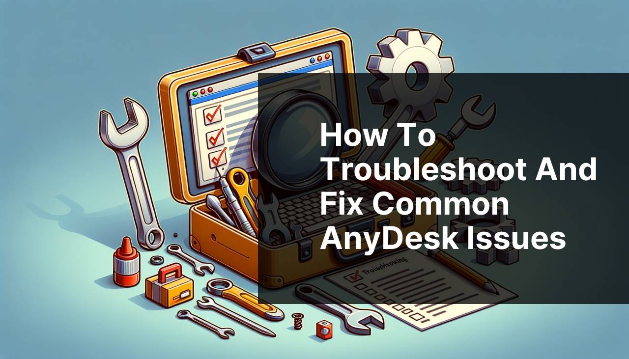 How to Troubleshoot and Fix Common AnyDesk Issues