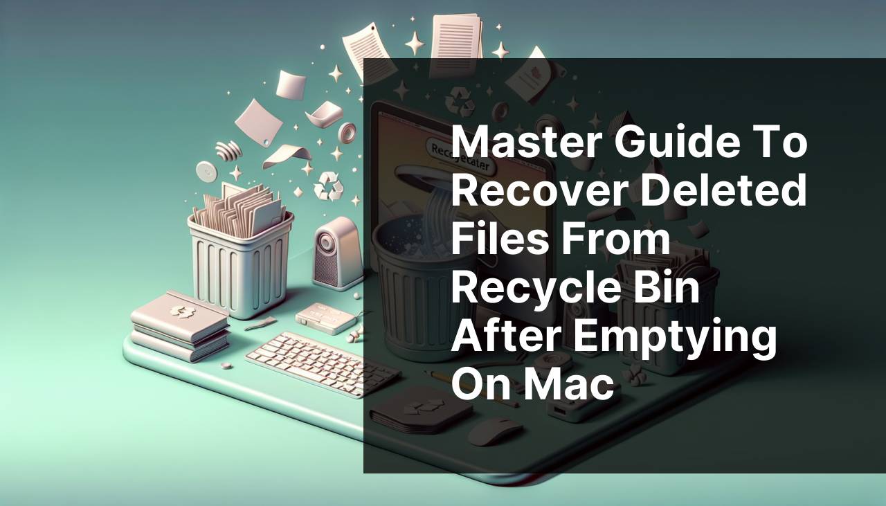 Master Guide to Recover Deleted Files from Recycle Bin After Emptying on Mac