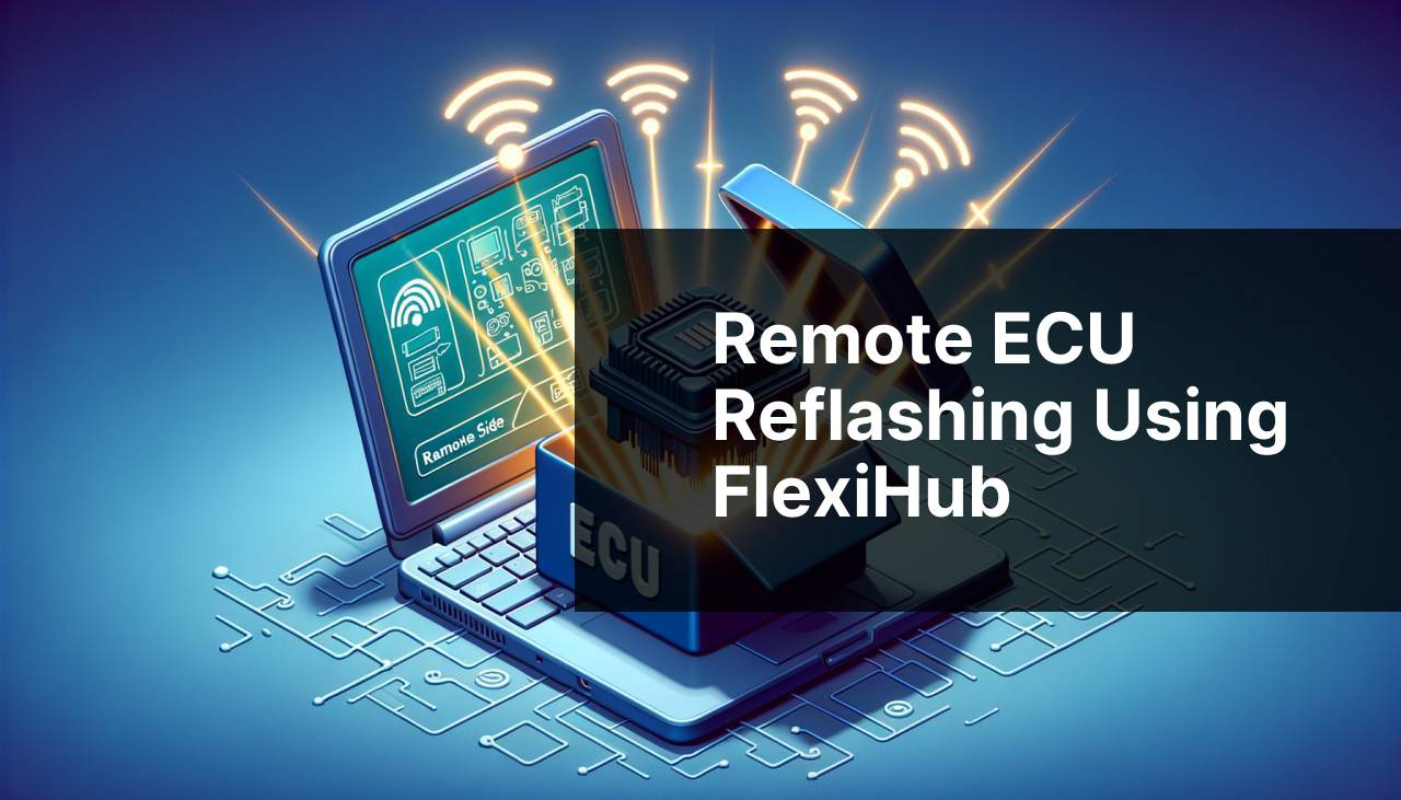 Remote ECU Reflashing Using FlexiHub