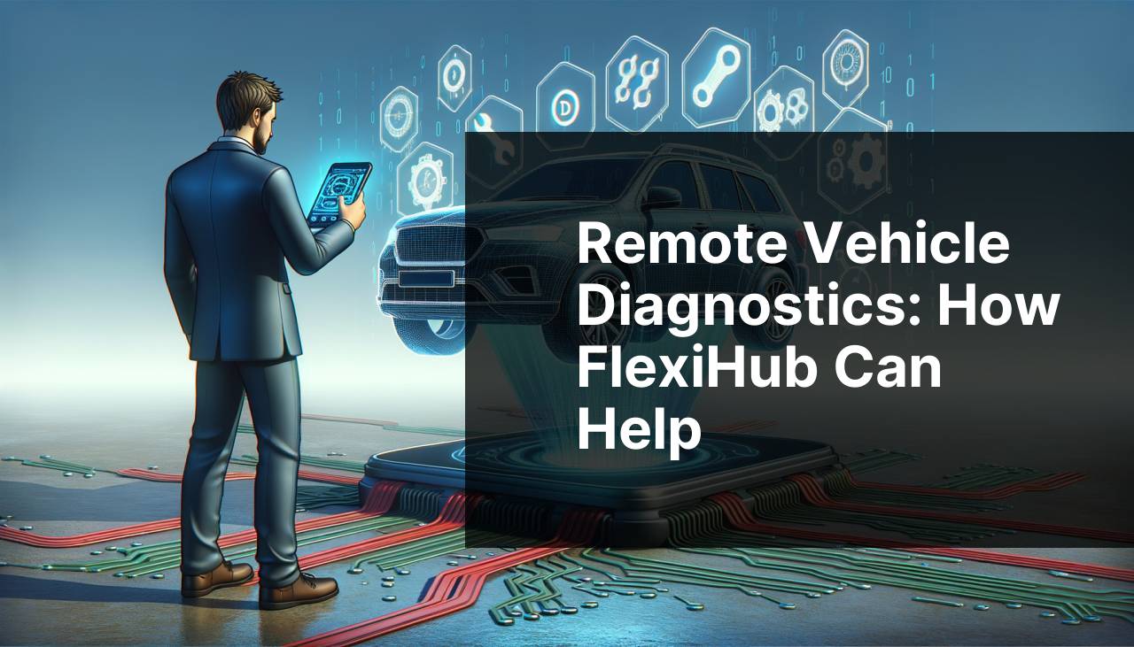 Remote Vehicle Diagnostics: How FlexiHub Can Help