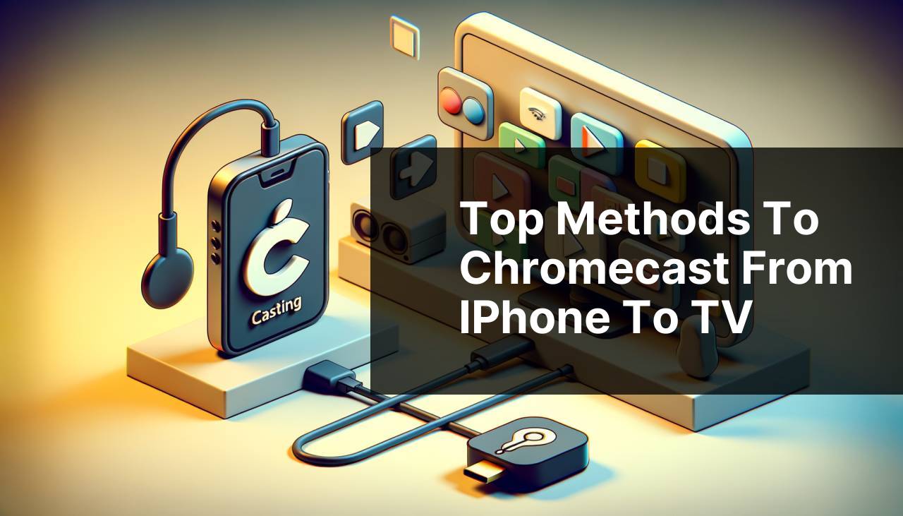 Top Methods to Chromecast from iPhone to TV