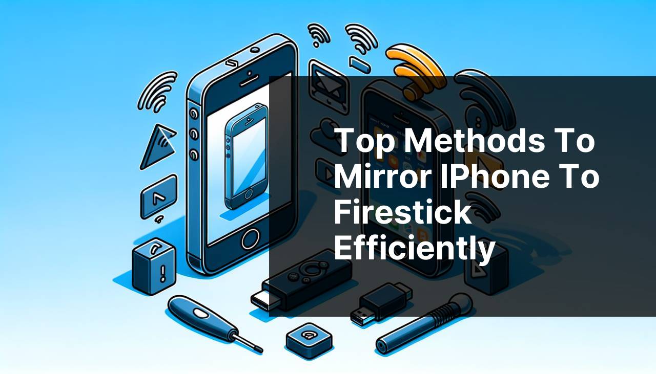 Top Methods to Mirror iPhone to Firestick Efficiently