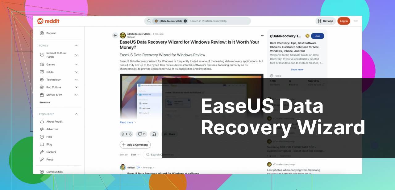 https://www.reddit.com/r/DataRecoveryHelp/comments/1d6irir/easeus_data_recovery_wizard_for_windows_review_is/ screenshot