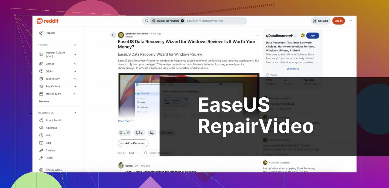 https://www.reddit.com/r/DataRecoveryHelp/comments/1d6irir/easeus_data_recovery_wizard_for_windows_review_is/ screenshot