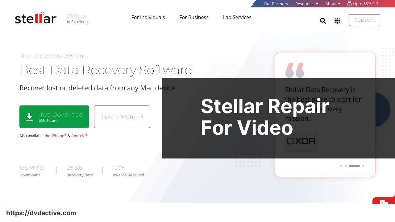 https://www.stellarinfo.com screenshot