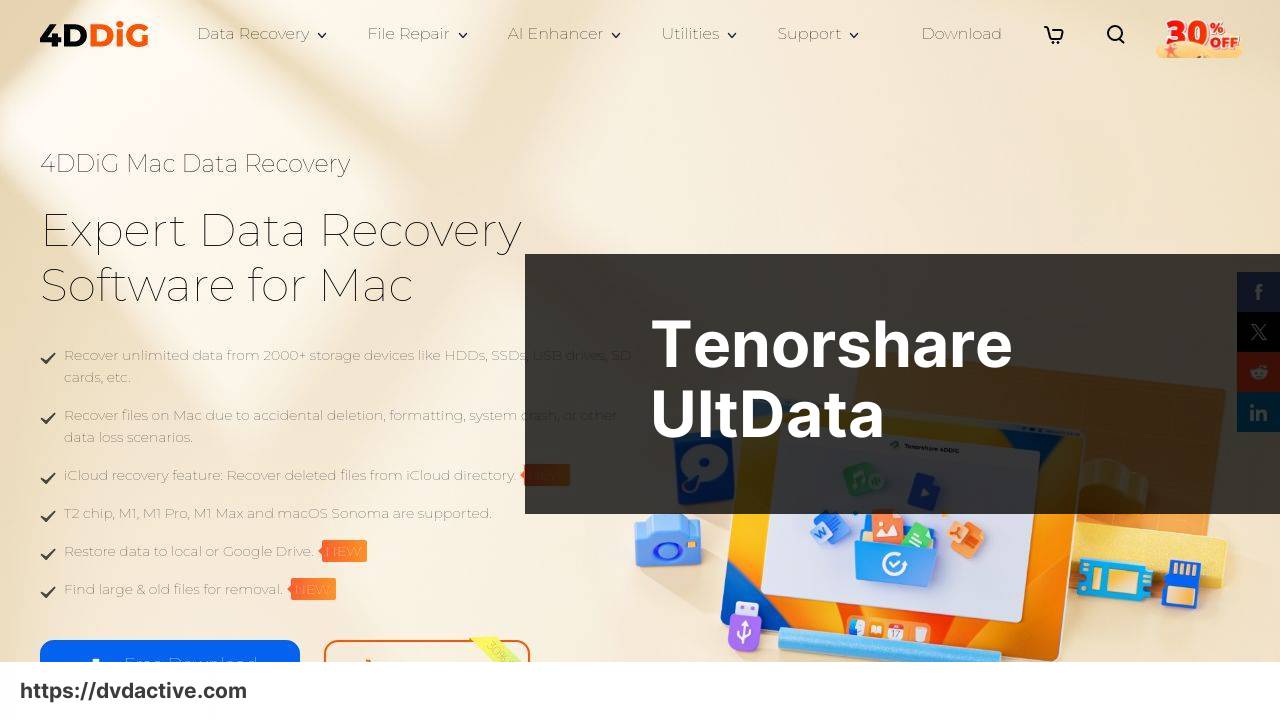 https://www.tenorshare.com/products/mac-data-recovery.html screenshot